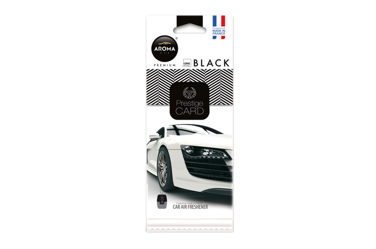 Auton ilmanraikastin AROMA PRESTIGE CARD BLACK