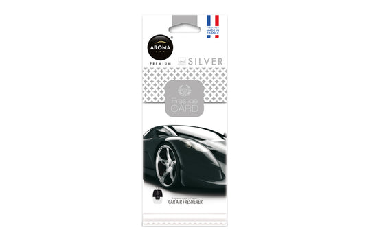 Auton ilmanraikastin AROMA PRESTIGE CARD SILVER