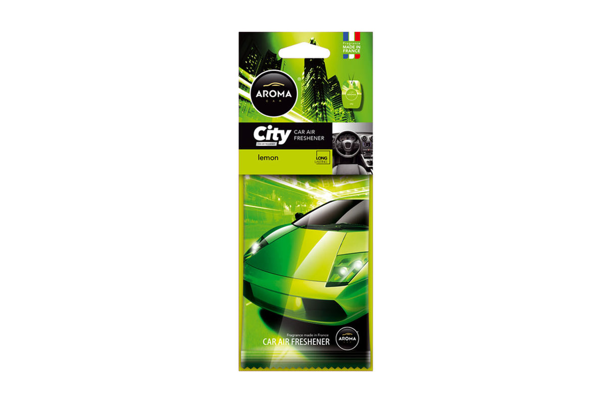 Auton ilmanraikastin Aroma City Card Lemon