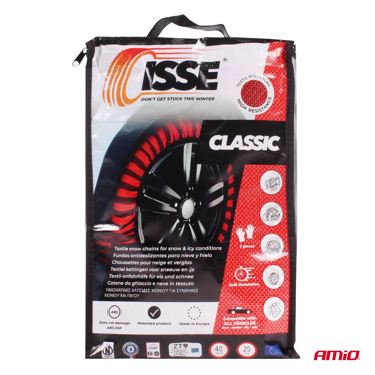 Tekstiililumiketjut Isse Classic 54, 2 kpl
