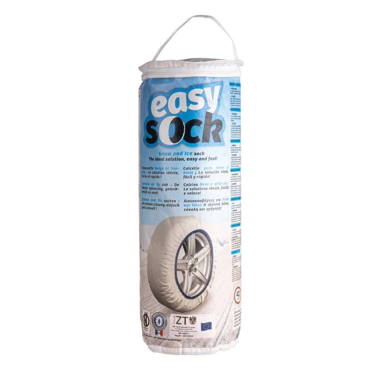 Tekstiililumiketjut Isse Easysock XL 2 kpl