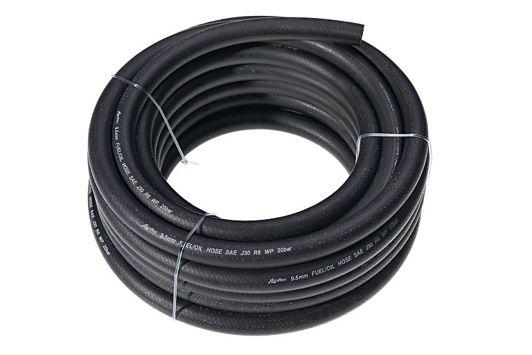 Vahvistettu kuminen polttoaineletku, 3-kerroksinen, Ø 5 mm/1 m (10 m per rulla)