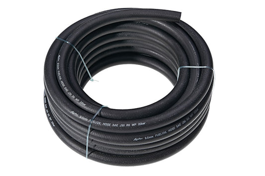 Vahvistettu kuminen polttoaineletku, 3-kerroksinen, Ø 5 mm/1 m (10 m per rulla)