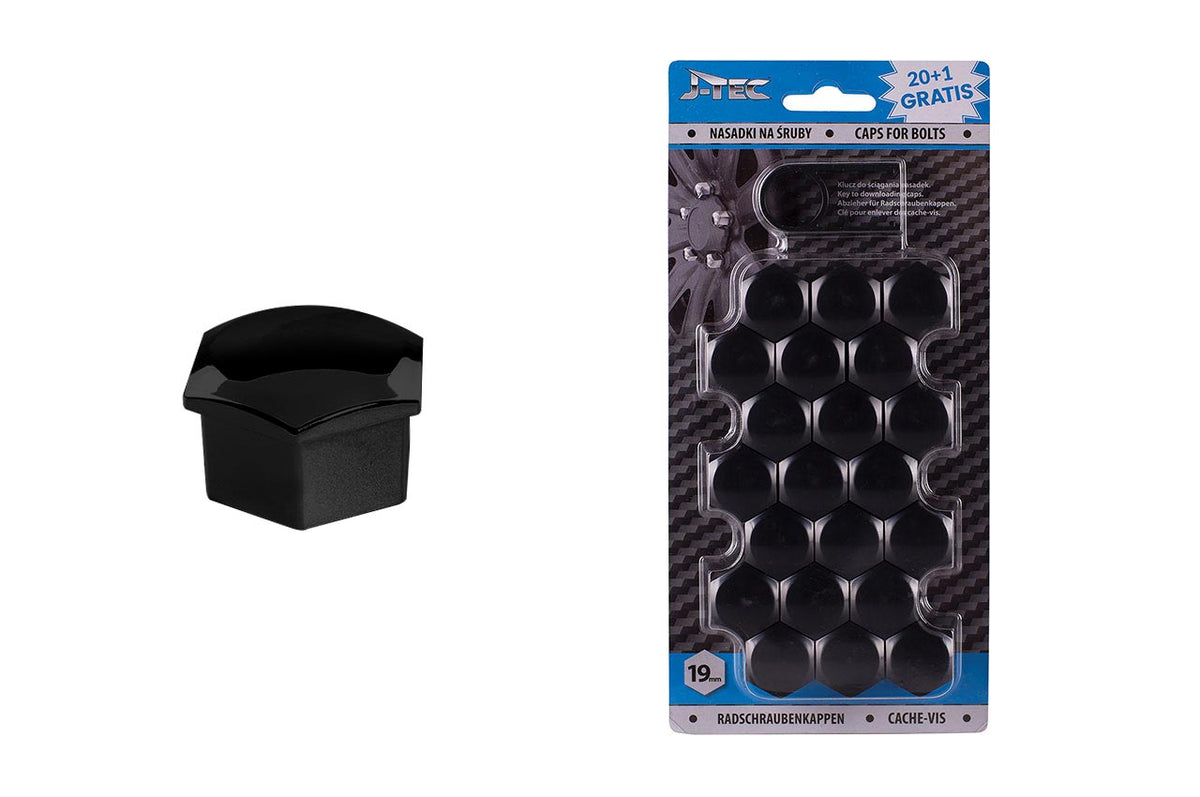 Ruuvinsuojat 19 mm musta