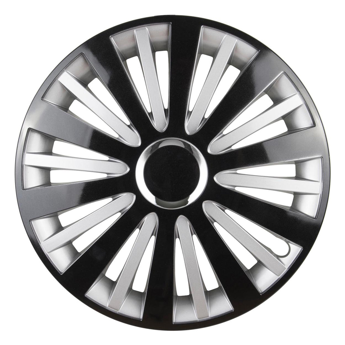 Pölykapseli FALCON 15" musta/hopea
