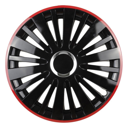 Pölykapseli FALCON 16" musta punaisella reunalla
