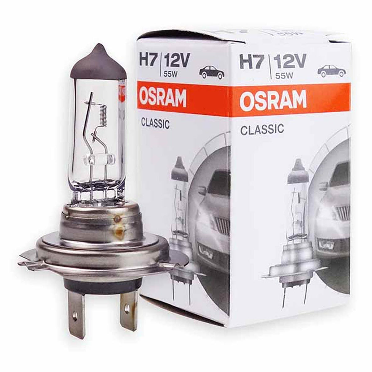 Halogeenipolttimo Osram Classic H7 12 V 55 W PX26D