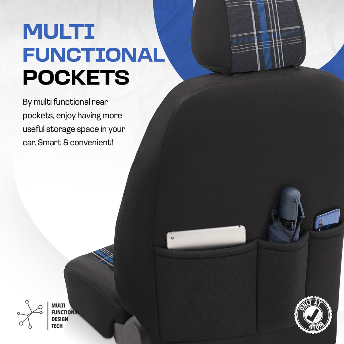 Istuinsuojasarja OTOM GTI 804 3-ZIP