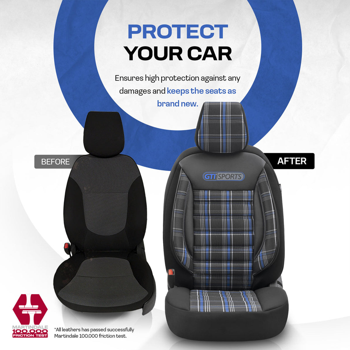 Istuinsuojasarja OTOM GTI 804 3-ZIP
