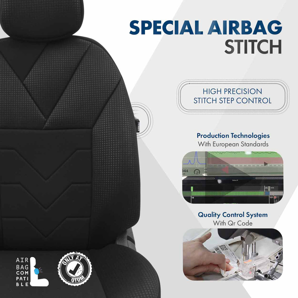 Istuinsuojasarja OTOM TEMPO 1501 BLACK NZ
