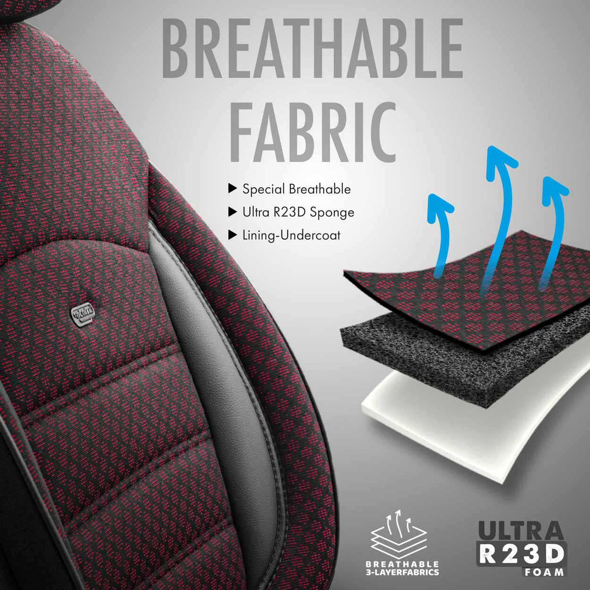 Istuinsuojasarja OTOM SPORT PLUS 103 BURGUNDY NZ