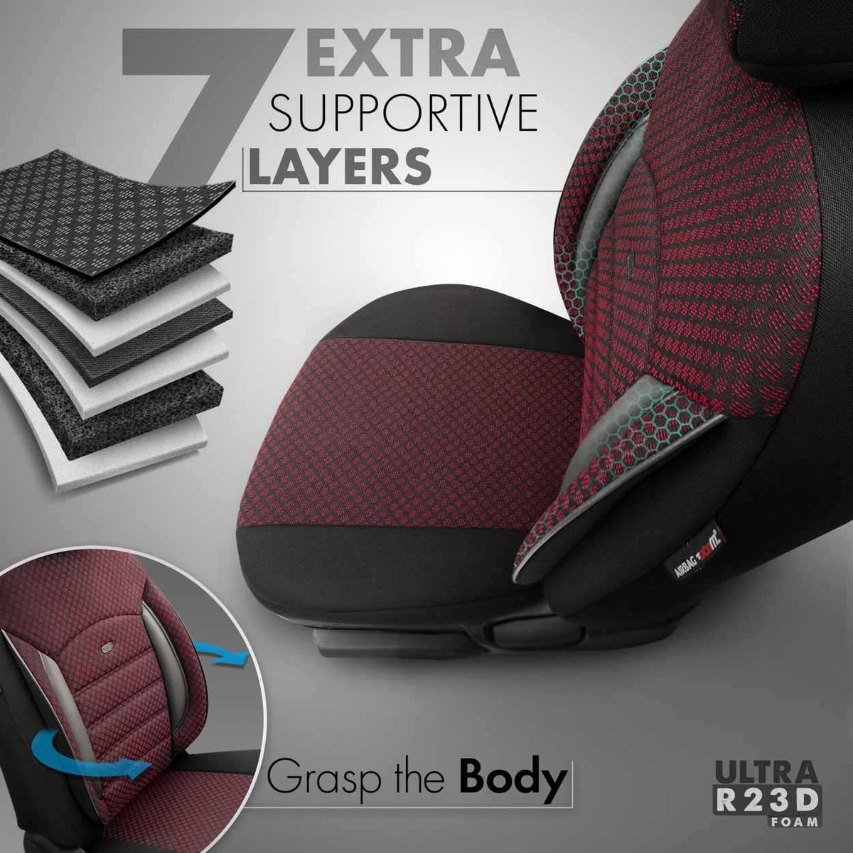 Istuinsuojasarja OTOM SPORT PLUS 103 BURGUNDY NZ