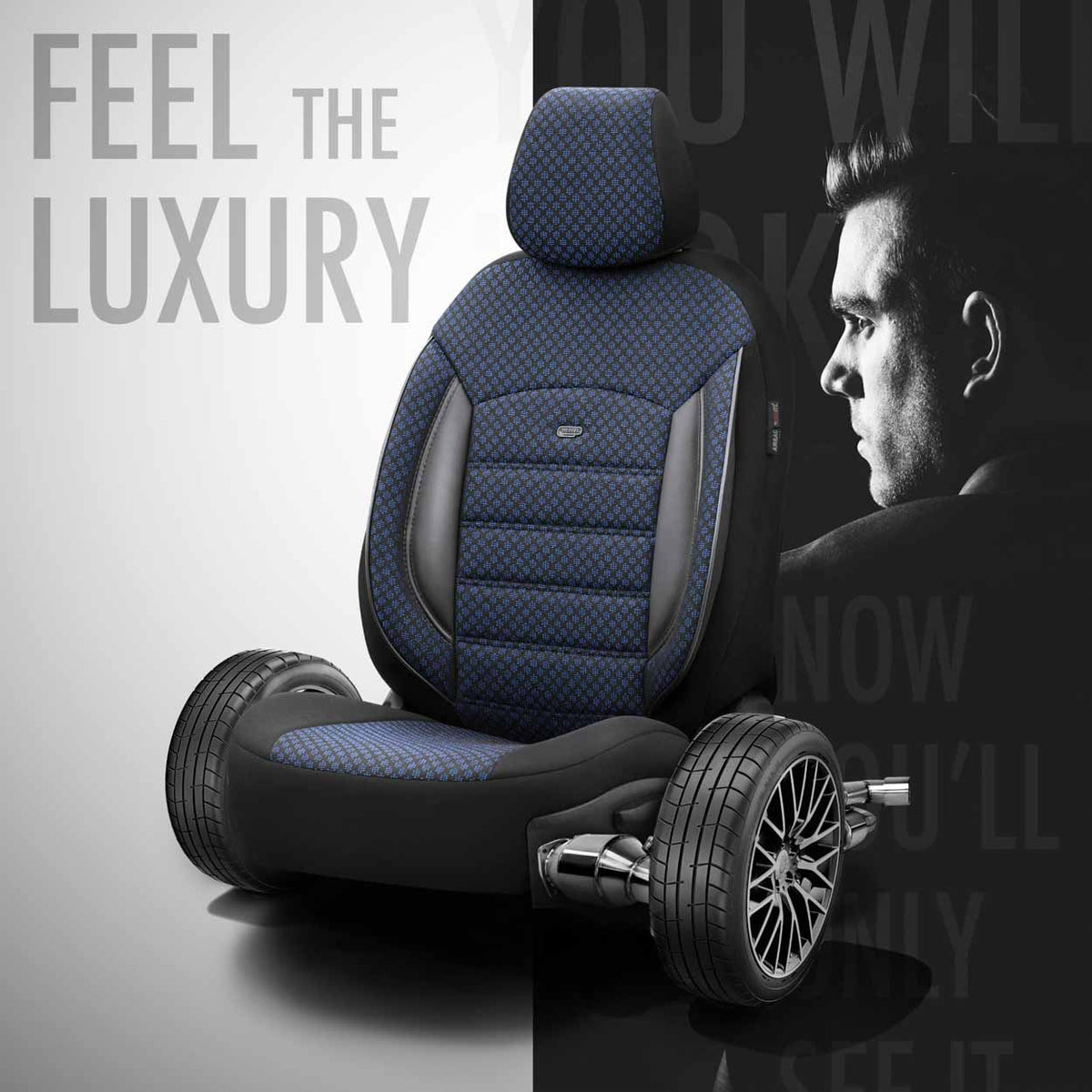 Istuinsuojasarja OTOM SPORT PLUS 104 BLUE NZ