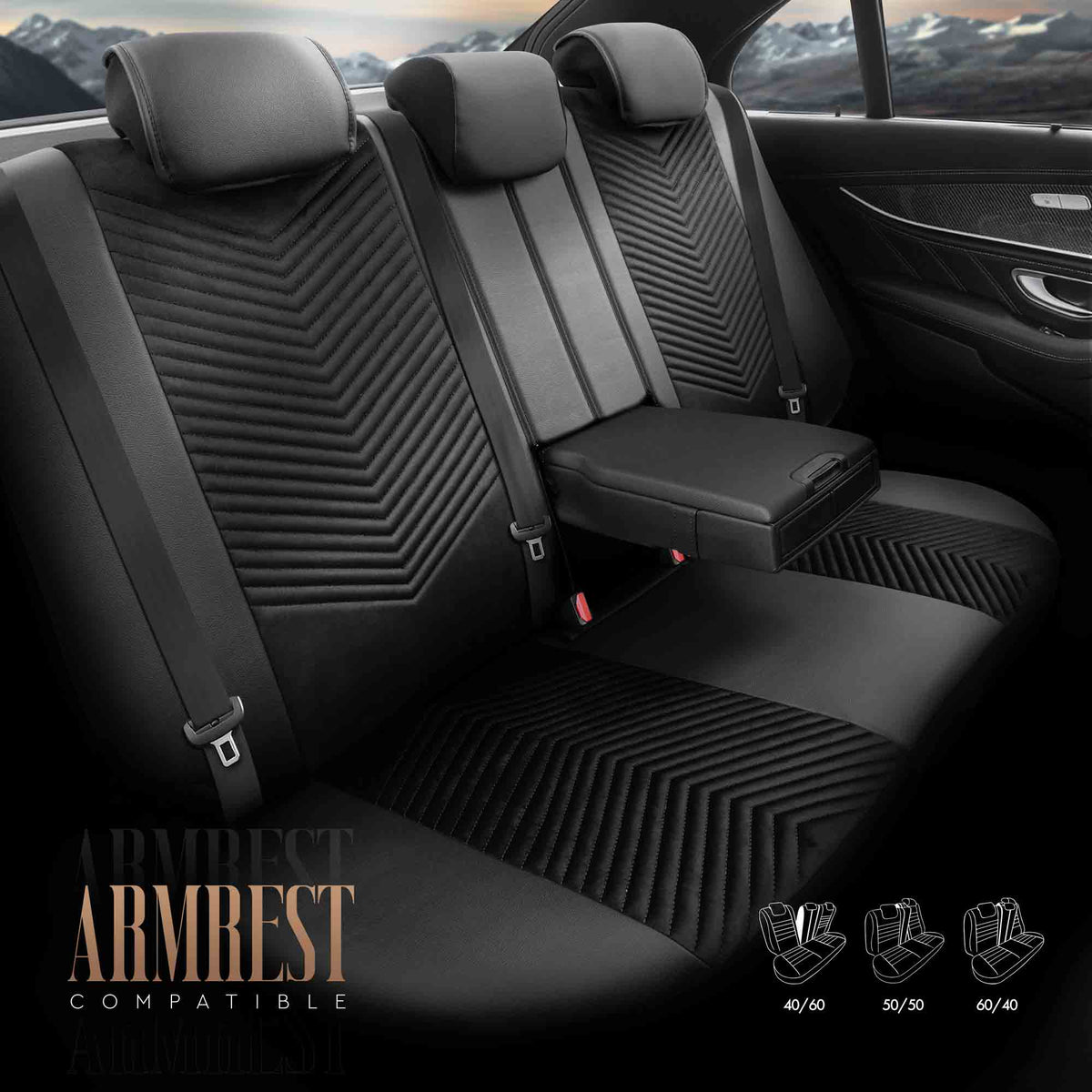 Istuinsuojasarja OTOM ADVANCED 204 BLACK BABYFACE 3-ZIP