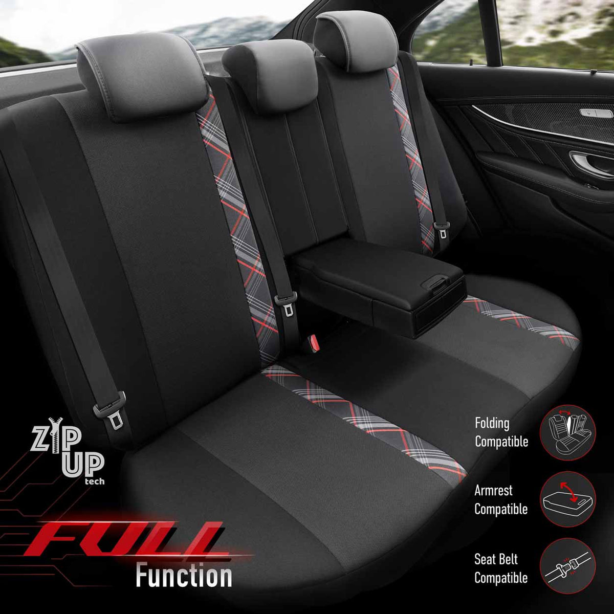 Istuinsuojasarja OTOM HORIZON 1801 RED 3-ZIP