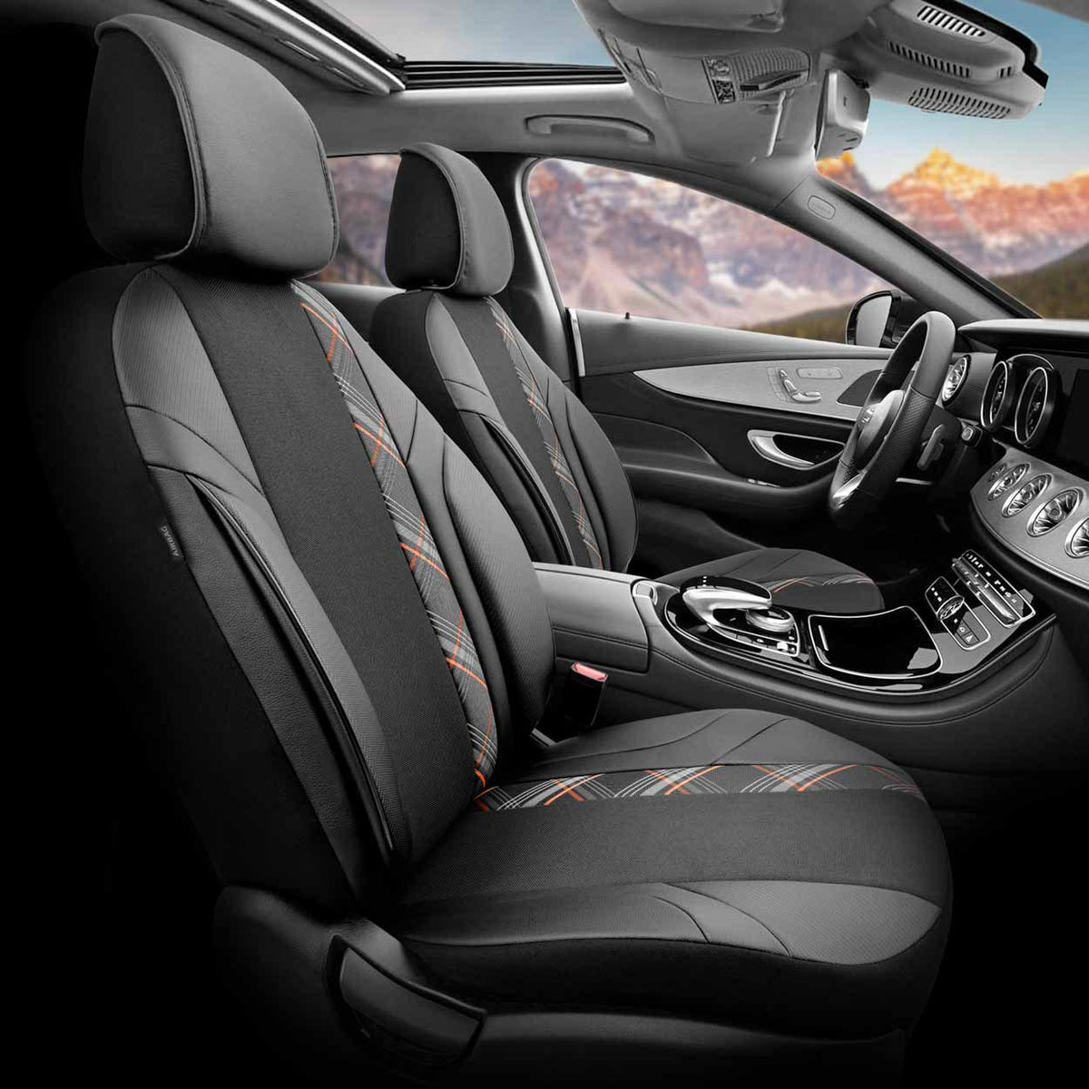 Istuinsuojasarja OTOM HORIZON 1805 ORANGE 3-ZIP