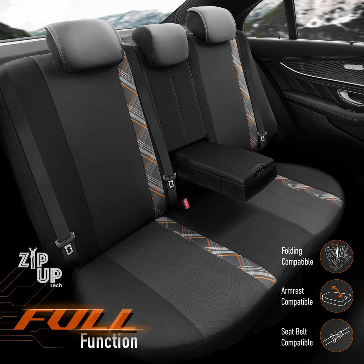 Istuinsuojasarja OTOM HORIZON 1805 ORANGE 3-ZIP